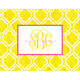 Turkish Tile Yellow Folded Note Cards Image 3 of 3
